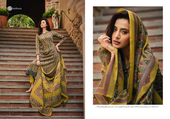 Sadhana Elan Ethnic Wear Wholesale Printed Salwar Suits Catalog